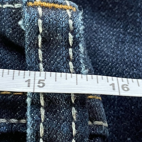 MEK denim JEANS -boot cut lightly faded/distressed size27/34 - Picture 9 of 13